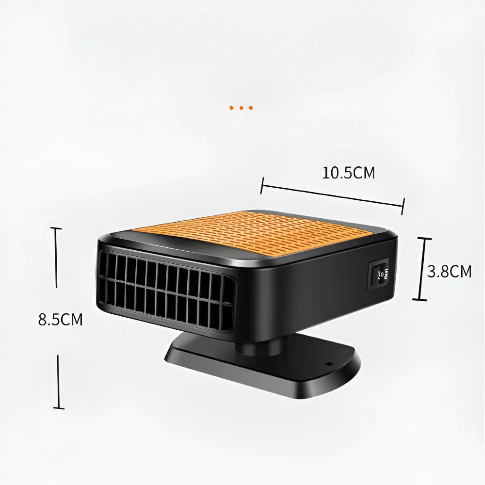 Car Heater Fast Defrosting 360° Swivel Silent Operation
