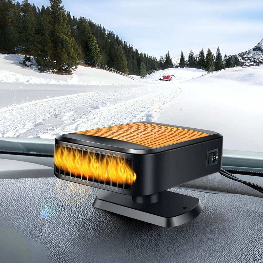 Car Heater Fast Defrosting 360° Swivel Silent Operation