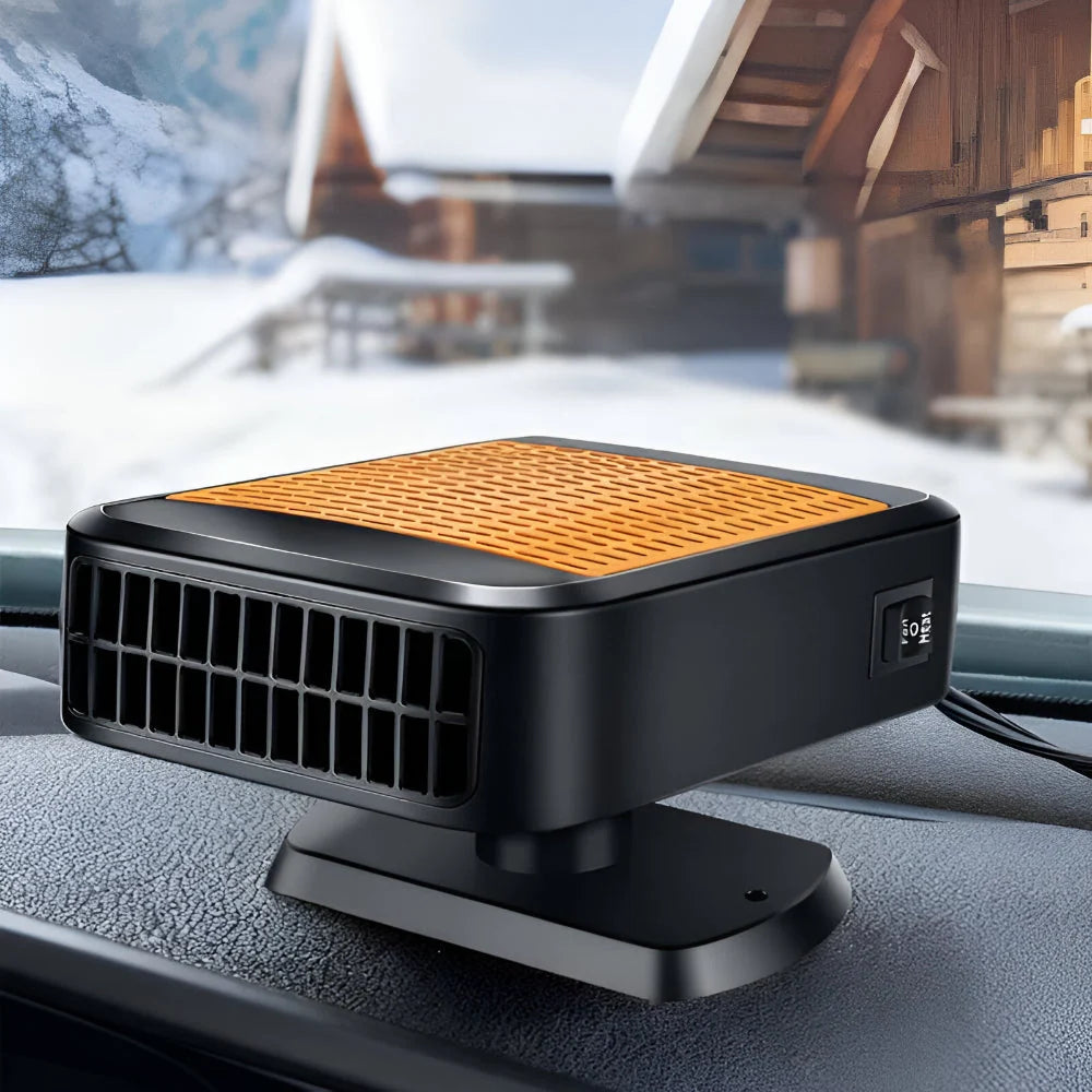 Car Heater Fast Defrosting 360° Swivel Silent Operation