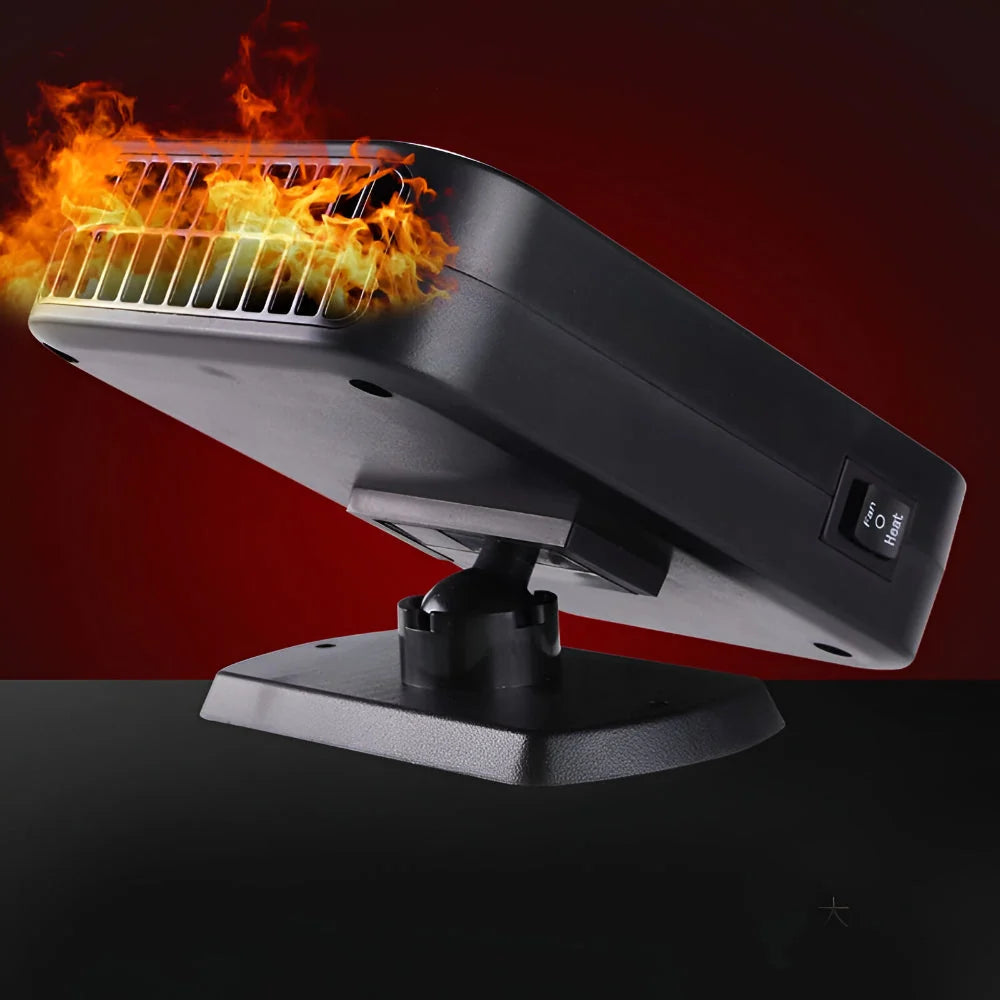 Car Heater Fast Defrosting 360° Swivel Silent Operation