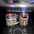 Car Humidifier Ultrasonic Mist USB Powered Rhinestone LED