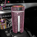 Car Humidifier Ultrasonic Mist USB Powered Rhinestone LED
