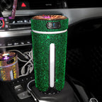 Car Humidifier Ultrasonic Mist USB Powered Rhinestone LED