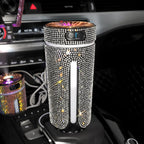 Car Humidifier Ultrasonic Mist USB Powered Rhinestone LED