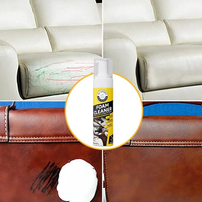 Car Interior Foam Cleaner Leather & Fabric Safe