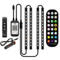 Car LED Strip Lights Music-Sync RGB Remote & Bluetooth