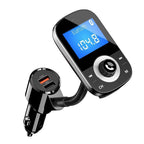 Car MP3 Player Bluetooth Hands-Free USB Charging