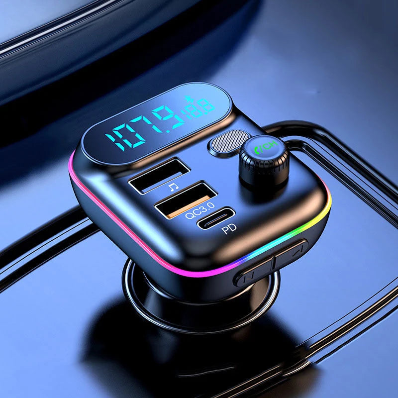 Car MP3 Transmitter Bluetooth & FM Auto Play