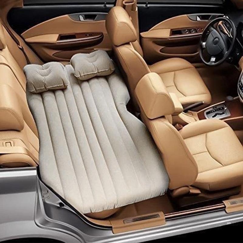 Car Mattress Self-Inflating Felt Top Supports Over 661 Pounds