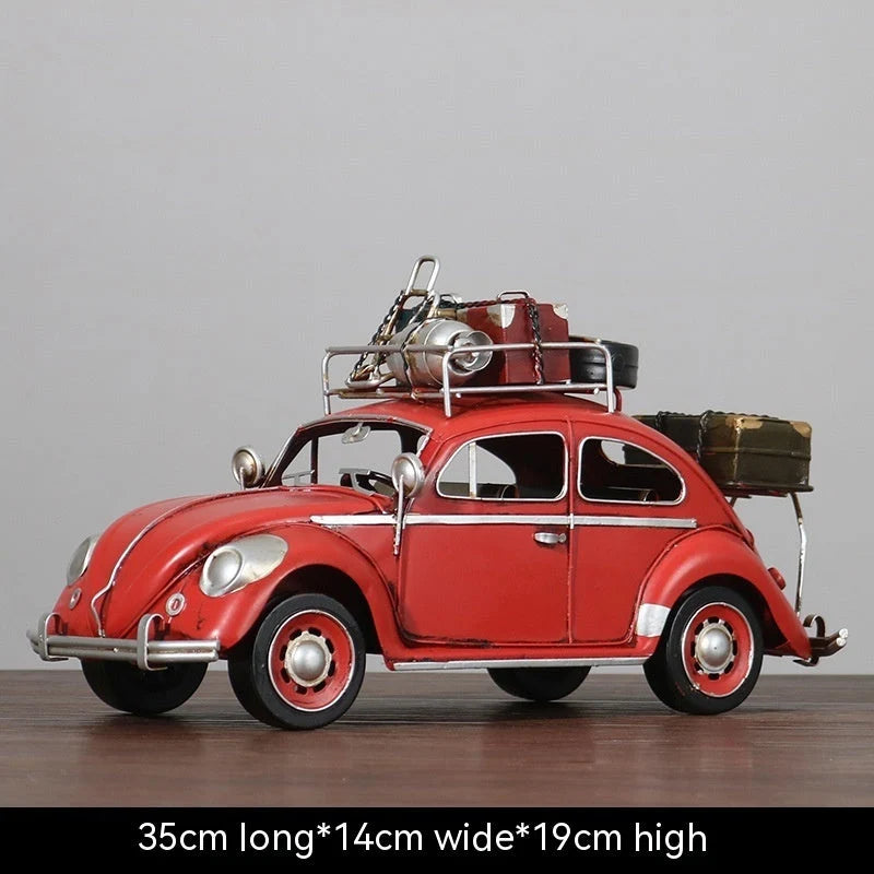 Car Model Vintage Iron European Style
