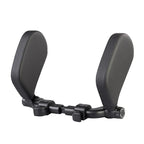 Car Neck Pillow Adjustable Universal Fit PU Leather