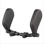 Car Neck Pillow Adjustable Universal Fit PU Leather