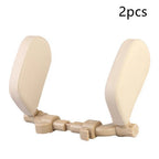 Car Neck Pillow Adjustable Universal Fit PU Leather