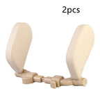 Car Neck Pillow Adjustable Universal Fit PU Leather