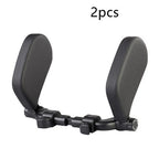Car Neck Pillow Adjustable Universal Fit PU Leather
