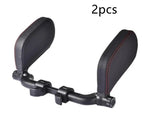 Car Neck Pillow Adjustable Universal Fit PU Leather