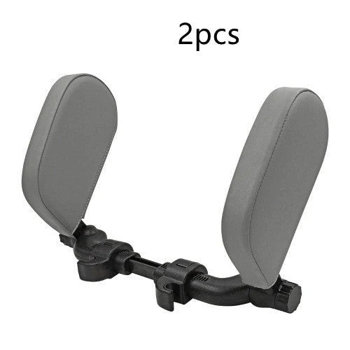 Car Neck Pillow Adjustable Universal Fit PU Leather