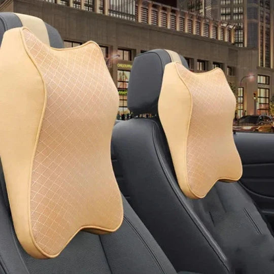 Car Neck Pillow Memory Foam Breathable Washable Cover