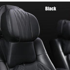 Car Neck Pillow Memory Foam Leather Cover