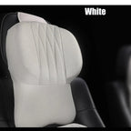 Car Neck Pillow Memory Foam Leather Cover