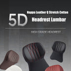 Car Neck Pillow Memory Foam Leather Cover Universal Fit