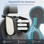 Car Neck Pillow U-Shape Adjustable Rotating Side Supports