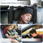 Car Neck Pillow U-Shape Adjustable Rotating Side Supports