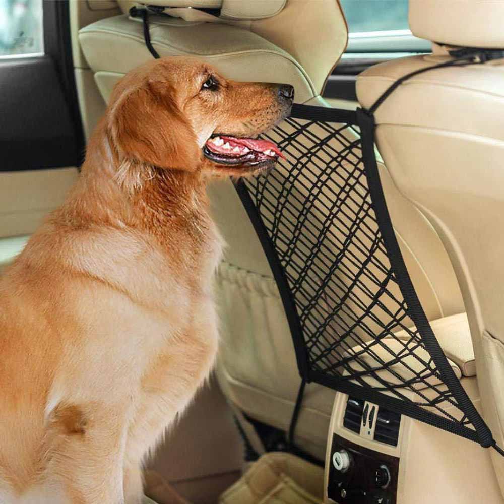 Car Organizer Safety Barrier Water-Resistant Mesh