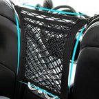 Car Organizer Safety Barrier Water-Resistant Mesh