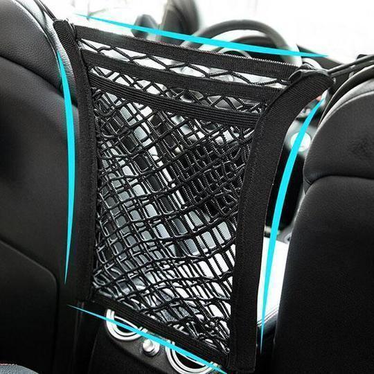 Car Organizer Safety Barrier Water-Resistant Mesh