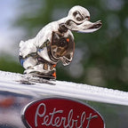Car Ornament Chrome-Plated Rubber Integrated Mounting Pins