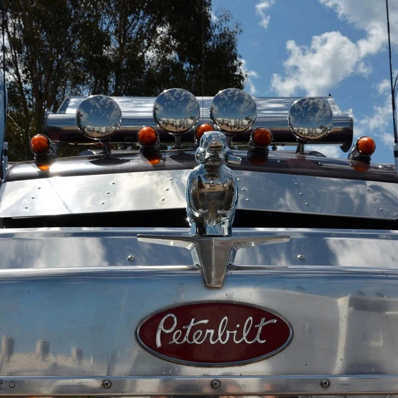 Car Ornament Chrome-Plated Rubber Integrated Mounting Pins