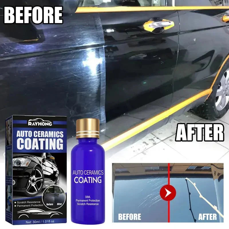 Car Paint Protection Spray Ceramic Hydrophobic Set of 2