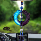 Car Pendant Colored Glaze Tassel Good Luck Charm