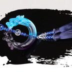 Car Pendant Colored Glaze Tassel Good Luck Charm