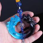 Car Pendant Colored Glaze Tassel Good Luck Charm