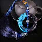 Car Pendant Colored Glaze Tassel Good Luck Charm