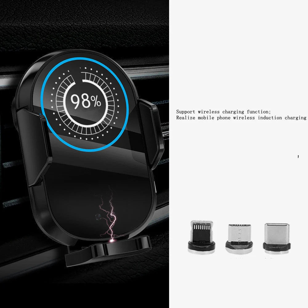 Car Phone Charger 15W Fast Charge Snap-In Mount