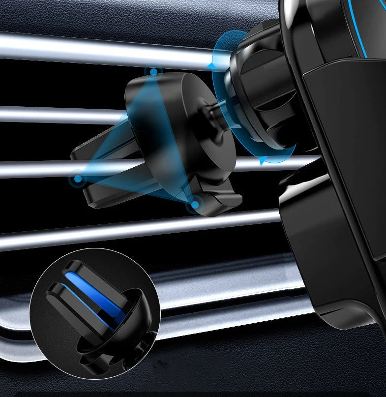 Car Phone Charger 15W Fast Charge Snap-In Mount