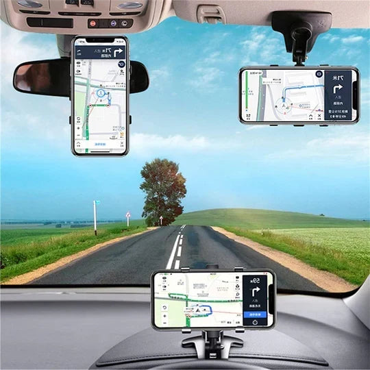 Car Phone Holder 360° Rotating Multi-Mount Universal Fit