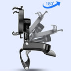 Car Phone Holder 360° Rotation Anti-Slip & Quick Clamp