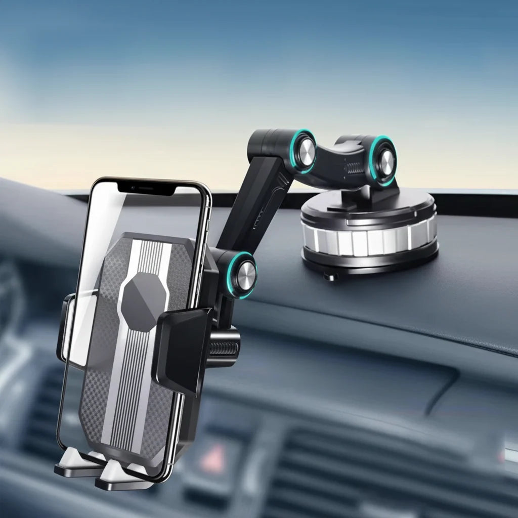 Car Phone Holder 360° Rotation Dashboard & Windshield Mount