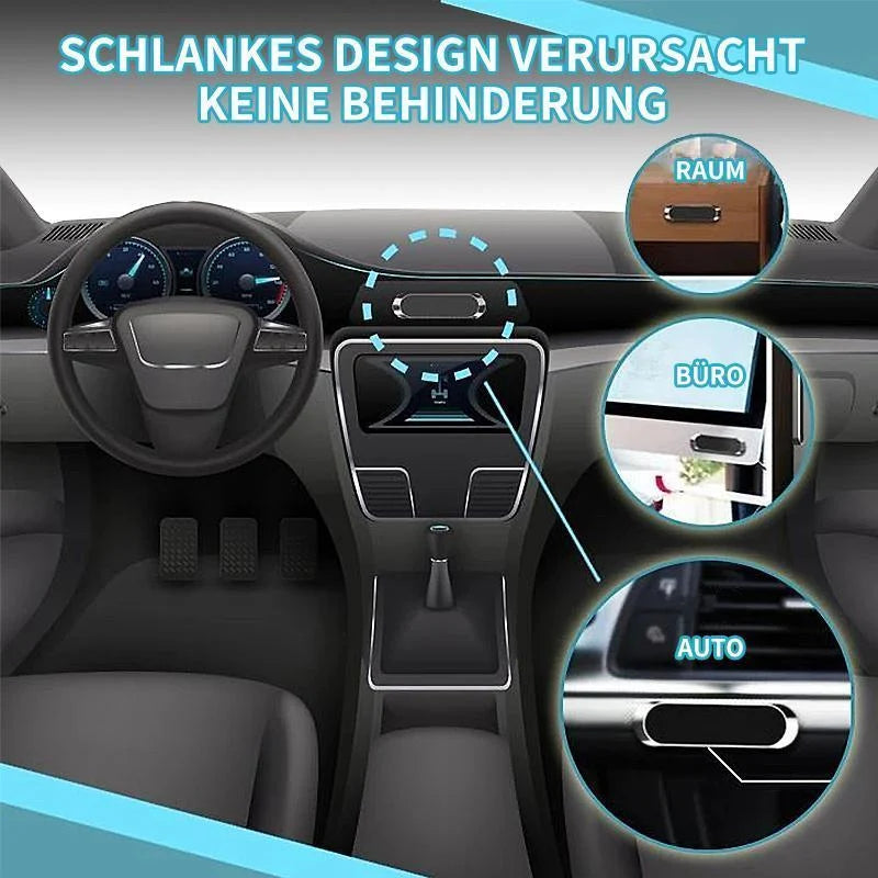 Car Phone Holder Magnetic 360° Rotatable Nano-Adhesive Pad