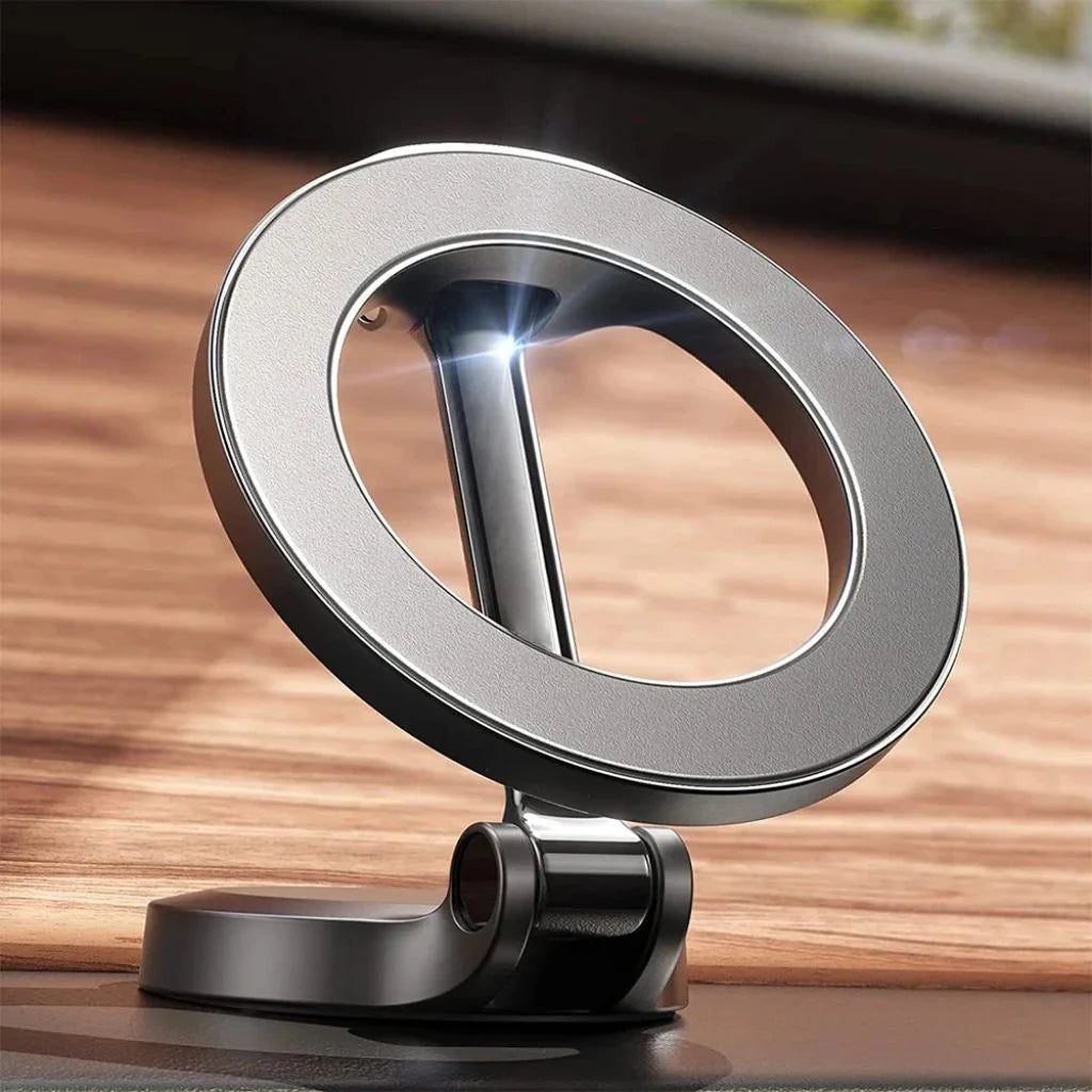 Car Phone Holder Magnetic 360° Rotation Adjustable Height