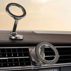 Car Phone Holder Magnetic 360° Rotation Adjustable Height