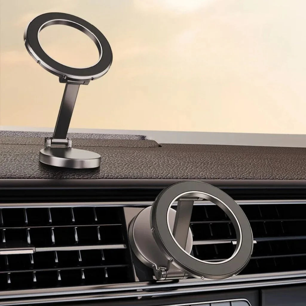 Car Phone Holder Magnetic 360° Rotation Adjustable Height