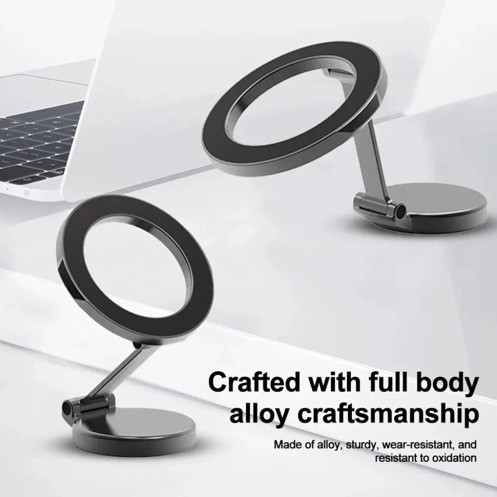 Car Phone Holder Magnetic 360° Rotation Adjustable Height