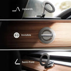 Car Phone Holder Magnetic 360° Rotation Adjustable Height