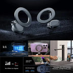 Car Phone Holder Magnetic 360° Rotation Adjustable Height