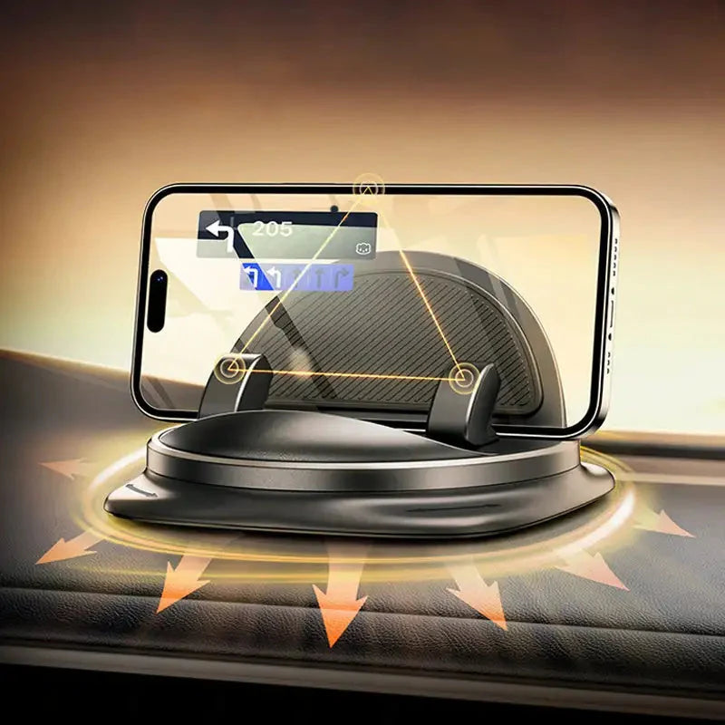 Car Phone Holder Universal Anti-Slip Silicone 360° Rotation